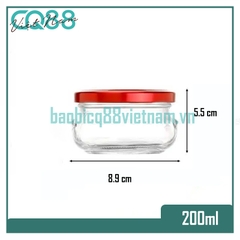 Hũ thủy tinh HMB 200ml