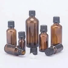 Chai Đựng Tinh Dầu, Lọ Chiết Serum Thủy Tinh Nâu Nắp Vặn Đen, Nhiều Dung Tích