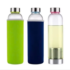 Chai nước thủy tinh chống va đập chịu nhiệt 280ml, 360ml, 420ml, 550ml
