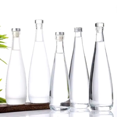 Chai Giọt Nước Dáng Bầu, Đế Mỏng 330ml, 500ml. Đựng Nước Khoáng, Rượu, Đồ Uống