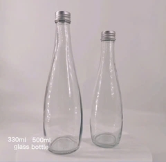 Chai Giọt Nước Dáng Bầu, Đế Mỏng 330ml, 500ml. Đựng Nước Khoáng, Rượu, Đồ Uống