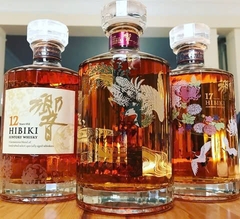 Chai Thủy Tinh Đựng Rượu Hibiki 250ml 500ml Nút Thủy Tinh, Bình Thủy Tinh Đựng Rượu Ngoại