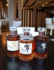 Chai Thủy Tinh Đựng Rượu Hibiki 250ml 500ml Nút Thủy Tinh, Bình Thủy Tinh Đựng Rượu Ngoại