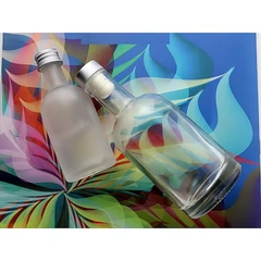 Chai Thủy Tinh  Đựng Rượu Nút Cao Su Bọc Nhôm Vàng, Dung Tích 100ml 200ml 375ml 500ml 750ml 1000ml