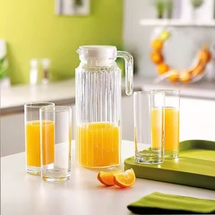 Bình Thủy Tinh 1L Có Nắp Nhựa