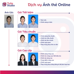 Ảnh thẻ Online - Cao cấp