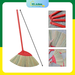Chổi cỏ cán đỏ ( Chổi Siêu Thị )