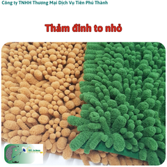 Thảm đinh nụ to nhỏ