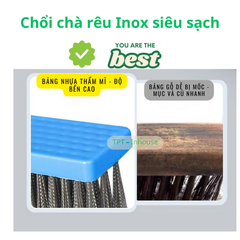 Cây chà rêu inox siêu sạch