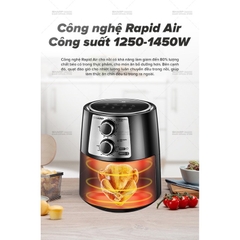 Nồi chiên không dầu Sharp 4,2 lít KF-AF42MV-ST. hàng chính hãng