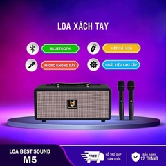 Loa xách tay di động M6 Best Sound. hàng chính hãng, bảo hành 12 tháng
