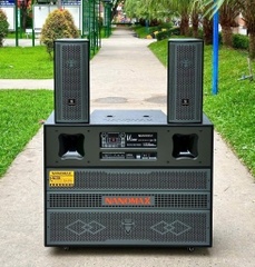 Loa Bình Pro-215A Nanomax Bass 40x2 công suất 2250W