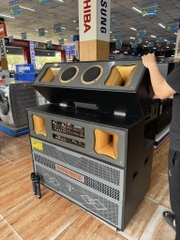 Loa Kéo Công Suất Lớn NANOMAX PRO 218G Bass Đôi 50cm, công suất 3000W