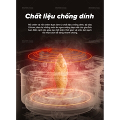 Nồi chiên không dầu Sharp 4,2 lít KF-AF42MV-ST. hàng chính hãng