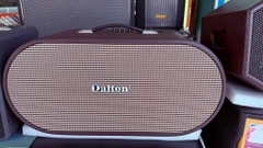 Loa Karaoke Xách Tay Dalton K208C New 2024 (750W, 2 Bass 20cm, 1 loa Treble, Kèm 2 Tay Micro)