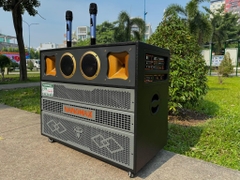 Loa Kéo Bình & Điện Nanomax Pro-215 Bass Đôi 40cm 2200w