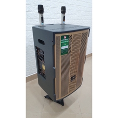 Loa Kéo Karaoke Nanomax Bluetooth SK-12F3 Bass 30 Tặng 2 Mic Đọc Được Usb Thẻ Nhớ Công Suất 500w