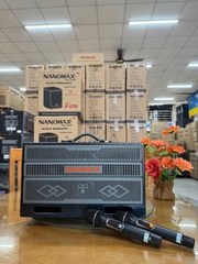 Loa Karaoke Xách Tay Nanomax X-17 Bass Đôi 16cm 320w