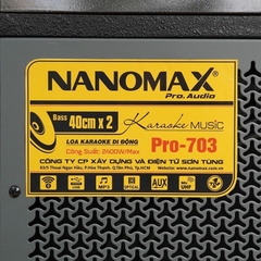 Loa Điện Nanomax Pro-703 bass đôi 40cm 2400W