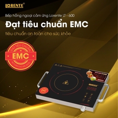 Bếp Hồng Ngoại Cảm Ứng Lorente LT 600- An Toàn Sức Khỏe- Hàng Chính Hãng- Bảo Hành 12 Tháng
