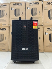 Loa kéo Acnos CB406Neo Bass 40cm, 600W, Kèm 2 Micro chống hú