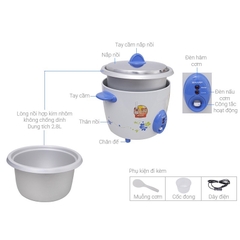 Nồi cơm Sharp 2.8 lít Thái Lan D28V