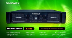 Main Nanomax Power Amply X-2400 2 kênh 2400W
