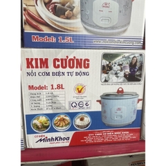 Nồi cơm kim cương nắp rời 0,6  đến 2,8 lít
