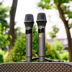 Loa Karaoke Xách Tay Nanomax K-02 Bass Đôi 16cm 300w