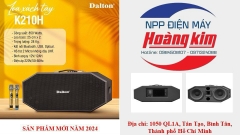Loa Di Động 2,5 tấc đôi DALTON K210H