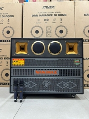 Loa Kéo Bình Bass Đôi Nanomax Pro-219 2200w Bass 40cm x2 Karaoke Bluetooth Tặng Kèm 2 Mic UHF Chống Hú