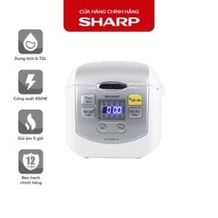 Nồi cơm điện tử Sharp KS-COM08V-SL 0.72 lít
