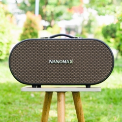 Loa Karaoke Xách Tay Nanomax K-02 Bass Đôi 16cm 300w