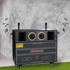 Loa kéo Bình và điện Nanomax Pro-218c Bass 50cm công suất 3000W
