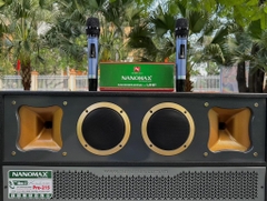 Loa Kéo Bình & Điện Nanomax Pro-215 Bass Đôi 40cm 2200w