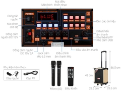 Loa Karaoke Mobell MK-2120C hàng chính hãng