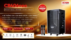 Loa kéo Acnos CB406Neo Bass 40cm, 600W, Kèm 2 Micro chống hú