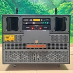 Loa Kéo Điện Nanomax Pro-7579 Bass Đôi 50cm 2600w