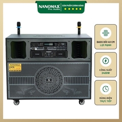 Loa Điện Nanomax Pro-703 bass đôi 40cm 2400W