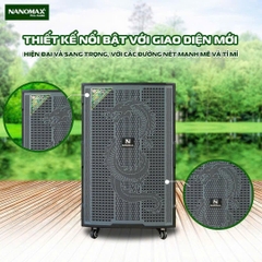 Loa Nanomax GT 2024 ( đen) bass 50 cm, 820w Karaoke Bluetooth