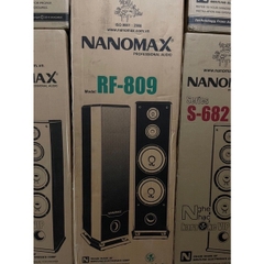 LOA ĐỨNG KARAOKE NANOMAX RF-809 (1050W). Mới 100% (dọn kho sale rẻ)