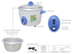 Nồi Cơm Điện 1,8l, 2,2l  lSHARP KSH-D19V, D22V Hàng Thái Lan