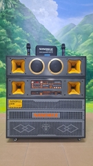 Loa kéo Nanomax Pro-803G bass đôi 40cm 1800W karaOke bluetooth