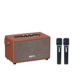 Loa Xách Tay Acnos S60 (New 2026, 240W, Bluetooth 5.0, Kèm 2 Tay Micro)