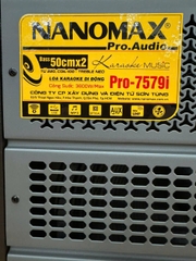 Loa Karaoke Điện Nanomax Pro-7579i 3600W Bass Đôi 50cm