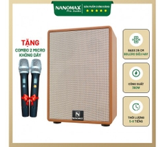 Loa Karaoke Xách Tay Nanomax K-50 Bass 25cm 360w