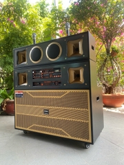 DÀN KARAOKE DI ĐỘNG IMUSIC MK-1801 BASS 40X2 CÔNG SUẤT 1800W KARAOKE BLUETOOTH