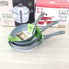 chảo chống dính Vân đá Greencook