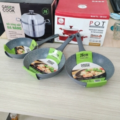 chảo chống dính Vân đá Greencook