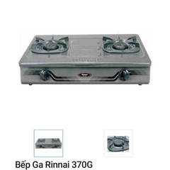 Bếp ga Rinai 7 tấc RV-370 mặt bếp inox chống rỉ sét. Bảo hành 24 tháng chính hãng